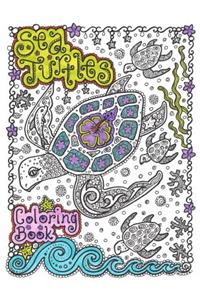 Sea Turtles Coloring Book