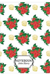 Notebook Rose Bouquet: Pocket Notebook Journal Diary, 110 Pages, 7 X 10 Notebook Lined, Blank No Lined