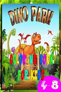 Dino Park Coloring Book
