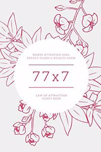 77x7 Law of Attraction script book