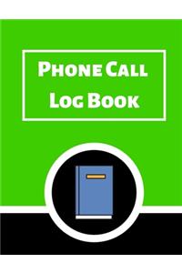 Phone Call Log Book