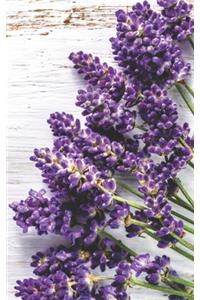 Purple Lavender Floral Journal Notebook