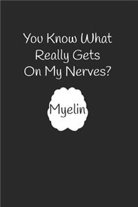 Biology Pun Notebook - Biochemist Journal Planner: Myelin Biologist Organizer For Men Women Kids