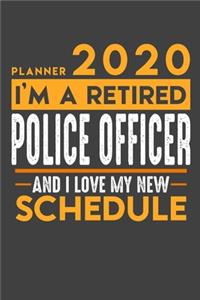 Planner 2020 - 2021 Weekly for retired POLICE OFFICER
