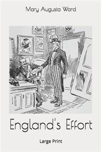 England's Effort: Large Print