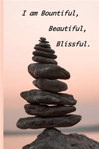 Bountiful, Blissful, Beautiful: A Journal to Practice Self-Acceptance: Kairn Cover