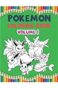 Pokemon Coloring Book Volume 1