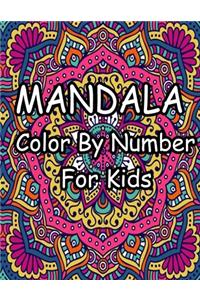 Mandala Color by Number for Kids