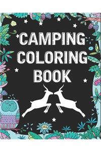 Camping Coloring Book