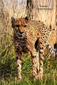 Guépard Carnet de notes