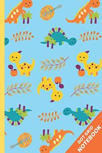 Dinosaur Dot Grid Notebook