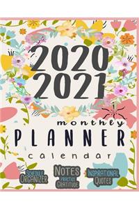 2020-2021 Monthly Planner