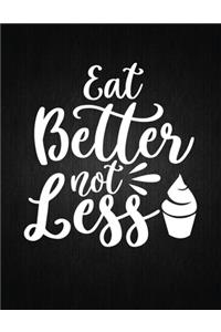 Eat Better Not Less