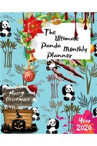 The Ultimate Merry Christmas Panda Monthly Planner Year 2020