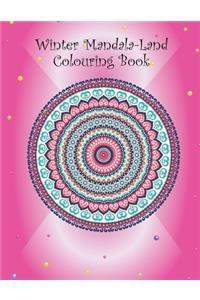 Winter Mandala-Land Colouring Book