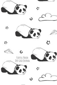 Playful Panda Dot Grid Journal