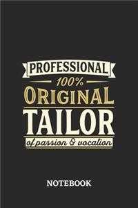 Professional Original Tailor Notebook of Passion and Vocation