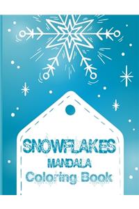 Snowflakes Mandala Coloring Book