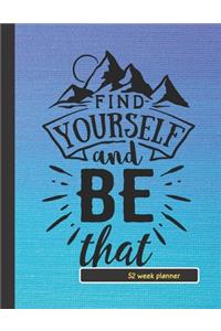 Find Yourself and Be That