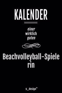 Kalender für Beachvolleyball-Spieler / Beachvolleyball-Spielerin