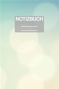 Notizbuch A5 Muster Türkis Funkeln