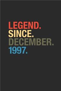 Legend Since December 1997