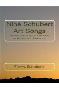 Nine Schubert Art Songs