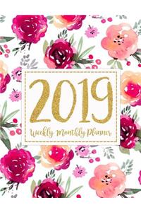 2019 Monthly Planner 8.5 x 11