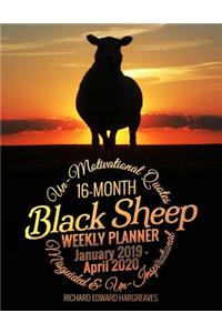 Black Sheep 16 Month 2019-2020 Weekly Planner