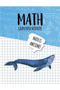Math Graph Paper Notebook