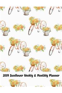 2019 Sunflower Weekly & Monthly Planner
