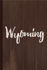 Wyoming Journal Notebook