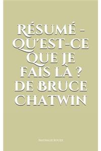 Résumé - Qu'est-Ce Que Je Fais Là ? de Bruce Chatwin