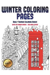 Adult Themed Coloring Books (Winter Coloring Pages)