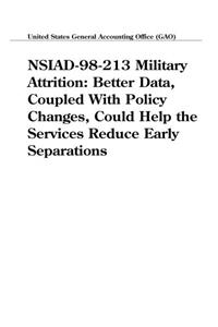 Nsiad98213 Military Attrition: Better Data, Coupled with Policy Changes, Could Help the Services Reduce Early Separations