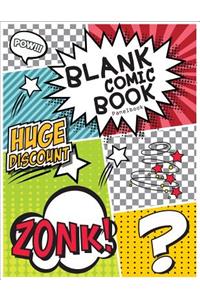 Blank Comic Book Panelbook