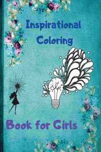 Inspirational Coloring Book for Girls