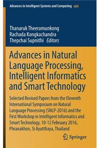 Advances in Natural Language Processing, Intelligent Informatics and Smart Technology