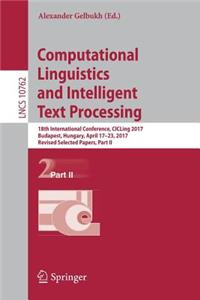 Computational Linguistics and Intelligent Text Processing