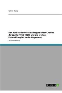 Aufbau der Force de Frappe unter Charles de Gaulle (1959-1969) und die weitere Entwicklung bis in die Gegenwart