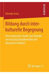 Bildung Durch Interkulturelle Begegnung