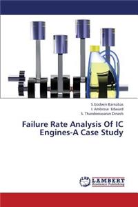 Failure Rate Analysis of IC Engines-A Case Study