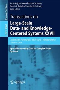 Transactions on Large-Scale Data- And Knowledge-Centered Systems XXVII