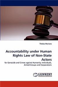 Accountability Under Human Rights Law of Non-State Actors