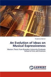 Evolution of Ideas on Musical Expressiveness