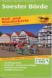 Soester Boerde, cycling and hiking map 1:50,000