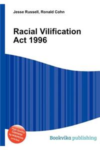 Racial Vilification ACT 1996