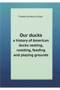 Our Ducks a History of American Ducks Nesting, Roosting, Feeding and Playing Grounds