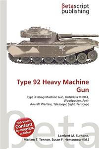 Type 92 Heavy Machine Gun