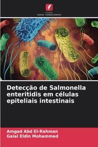 Detecção de Salmonella enteritidis em células epiteliais intestinais